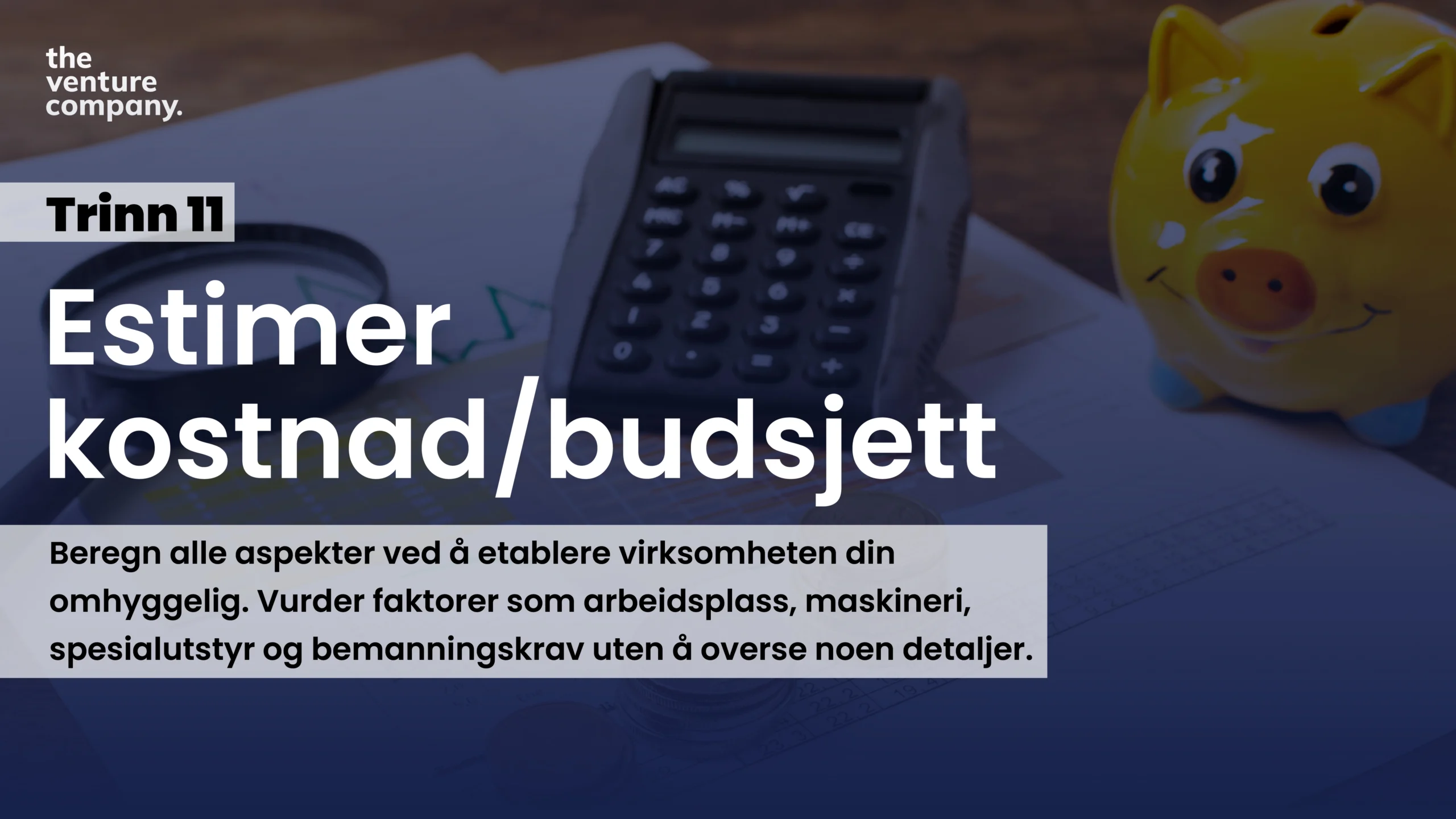 Estimere kostnaden/budsjettet